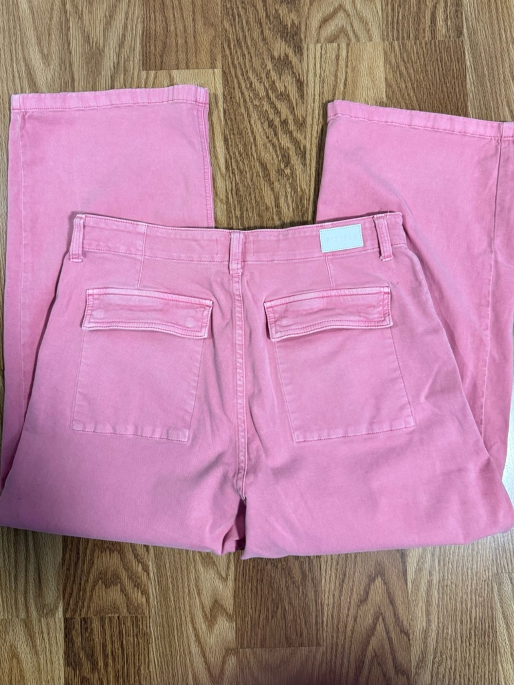 pistola Wide-Leg Utility Pants in Rose Pink size 31 - Picture 7 of 12